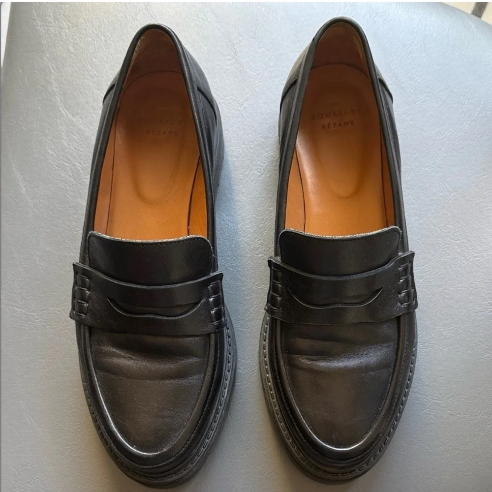 Sezane Black Albane Loafers - Picture 2 of 8